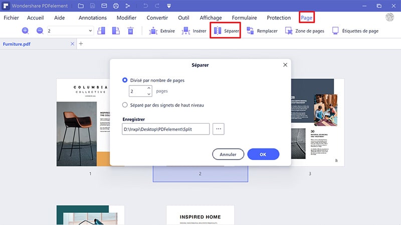 dissocier pdf par nombre de page