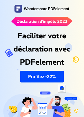 PDFelement déclaration d'impôts 2022